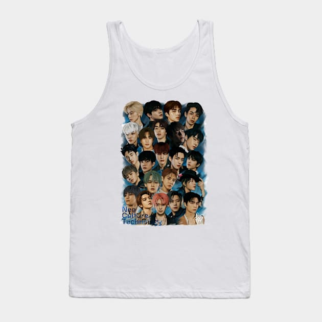 NCT 2020 Resonance Fanart - kpop illustration Tank Top by RetroAttic